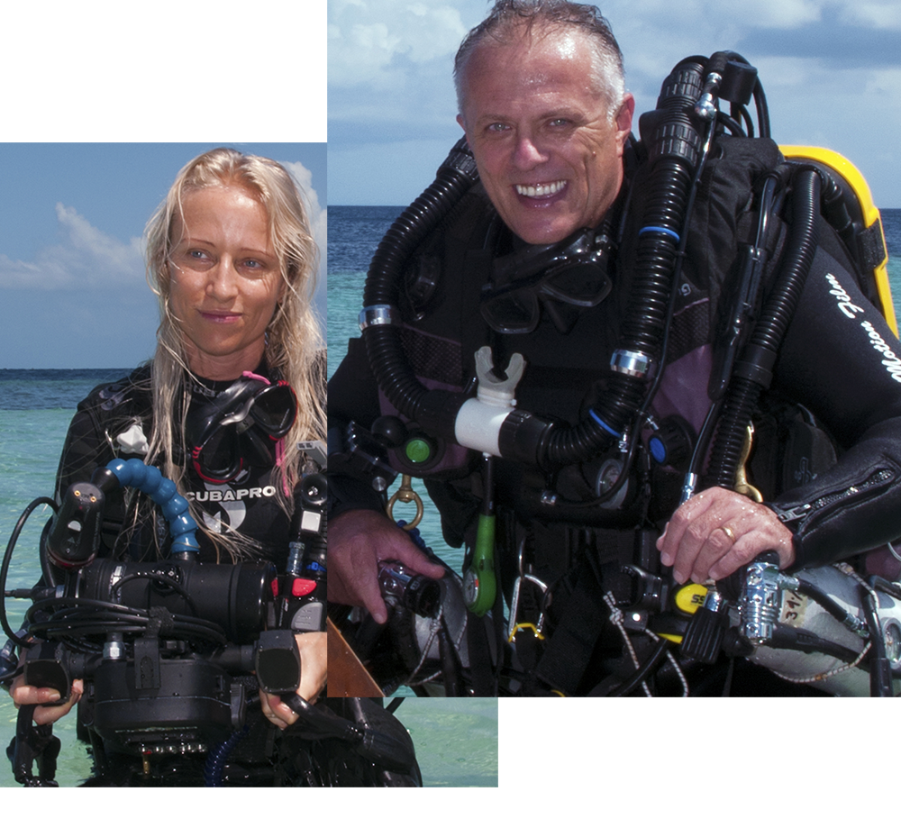 Guy Anita Chaumette overlap Professional Underwater Filmmakers