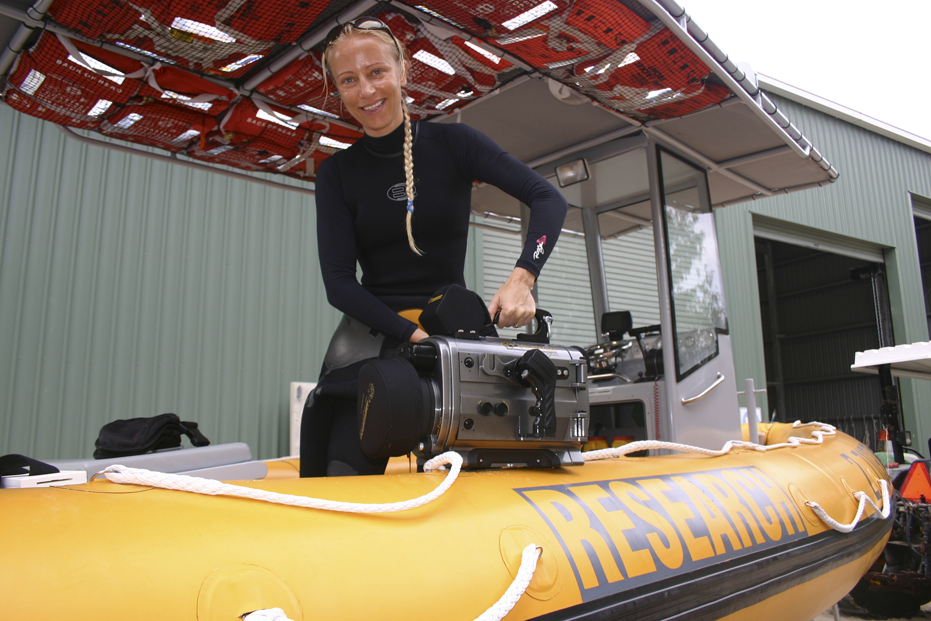 Anita research boat load 1 Liquid Motion®: Award-Winning Underwater Film Producer; Professional Underwater Film, Videography, Cinematography, Photography & Art