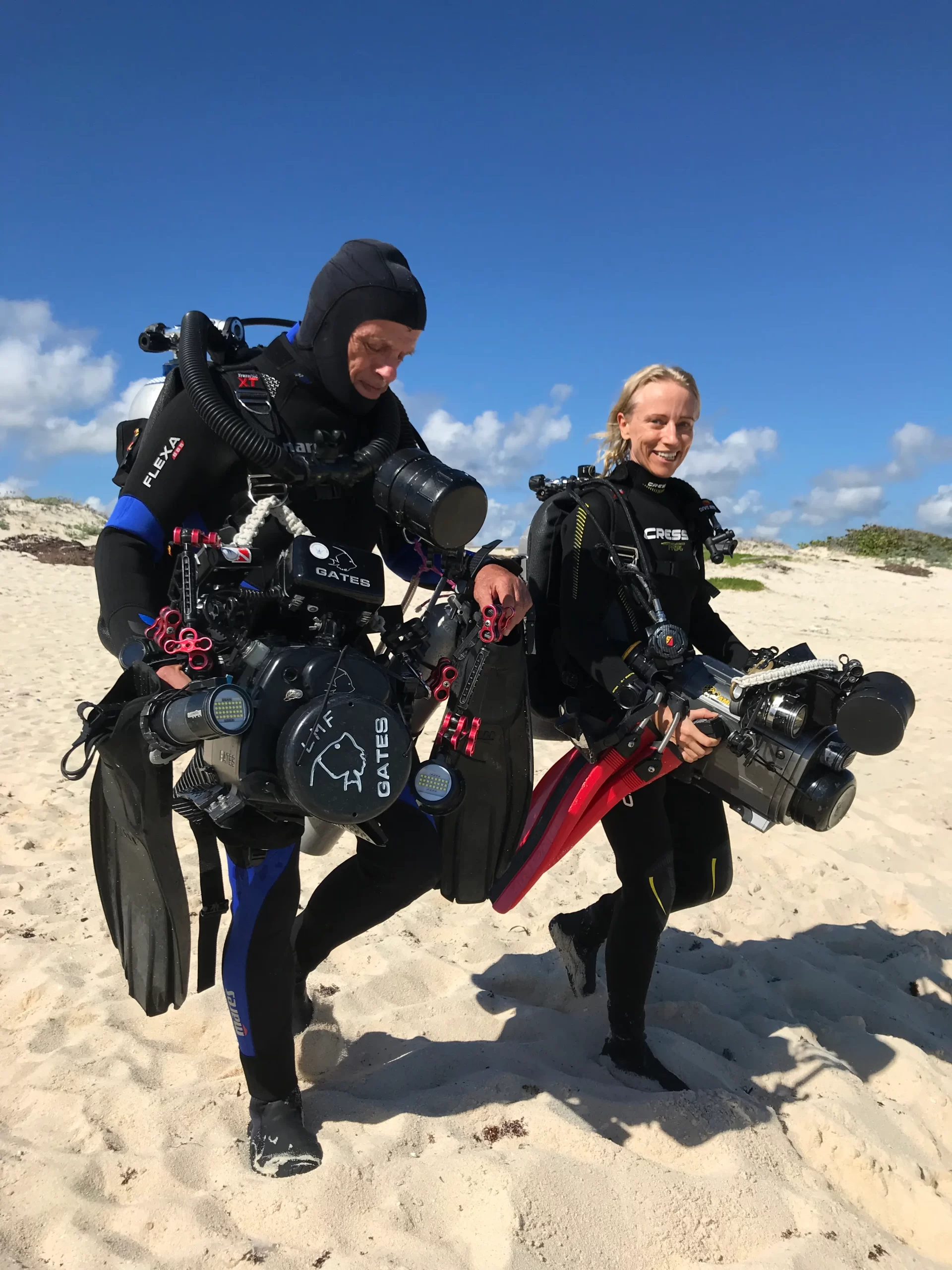 Anita Chaumette and Guy Chaumette Professional Underwater Camera Operators & Cinematographers at Liquid Motion